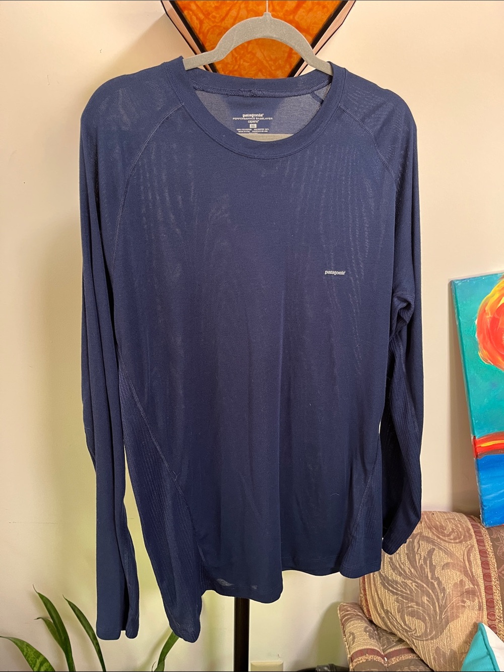 Patagonia Base Layer Shirt Mens XL Performance Capilene Long Sleeve